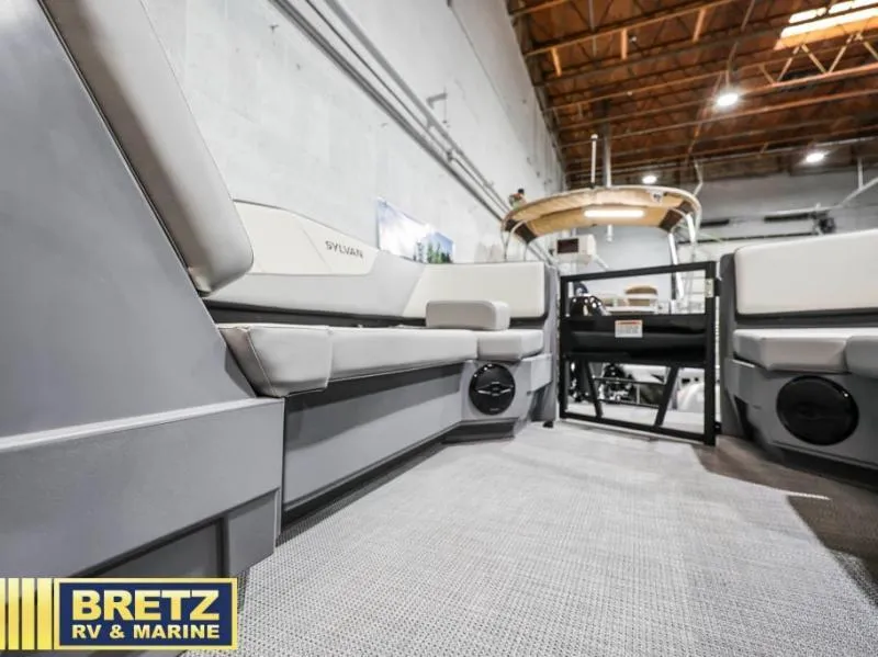 Slide: The Image of Interior view of 2025 Mirage LZ A-22 SPORT boat at Bretz RV & Marine showroom. - 17
