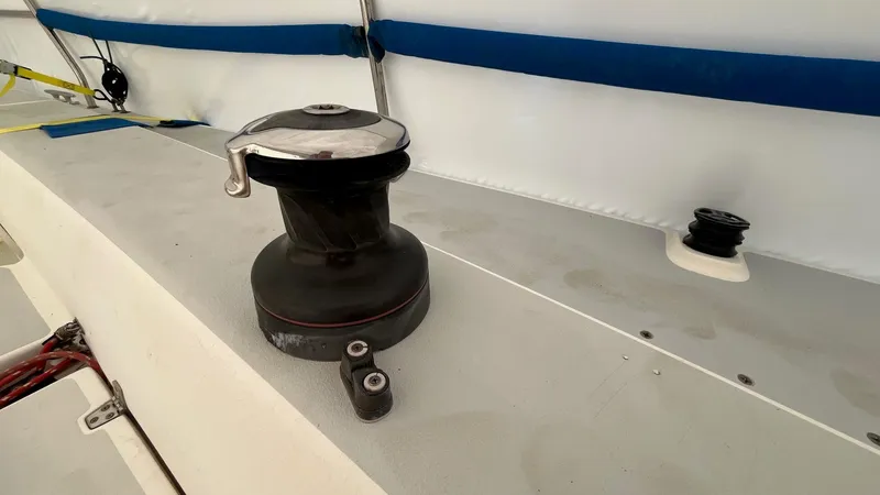 Slide: The Image of Winch on deck of 2001 J Boats J/105 sailboat. - 10