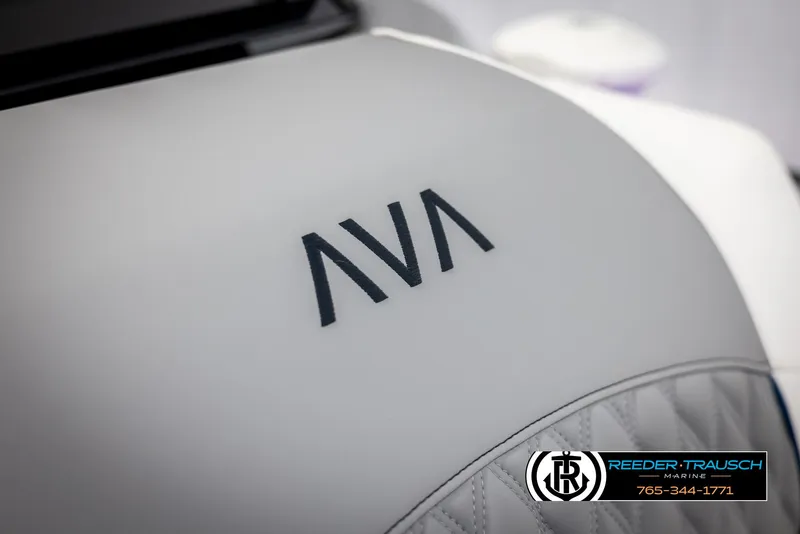 Slide: The Image of 2025 Avalon Excalibur LTD QLW logo on sleek, modern vehicle surface. - 40