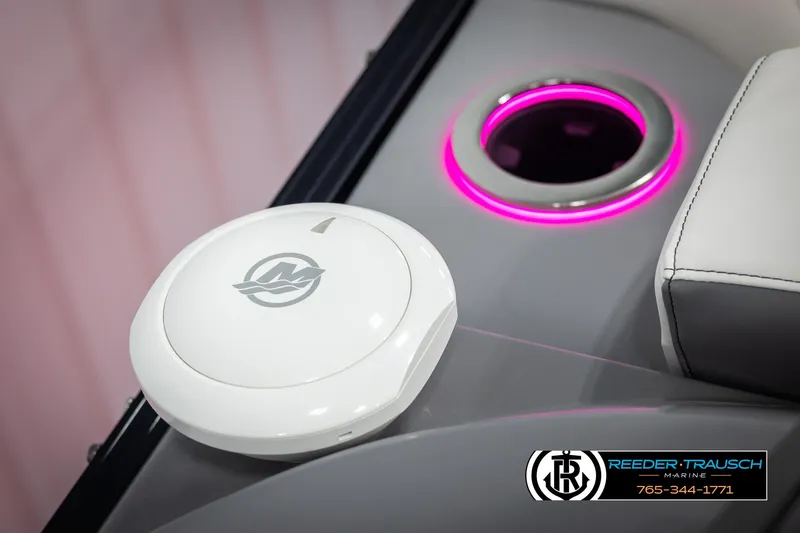 Slide: The Image of 2025 Avalon Excalibur LTD QLW interior with illuminated cup holder and sleek design. - 41