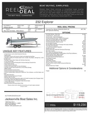 Slide: The Image of Robalo R232 Explorer 2025 - 3