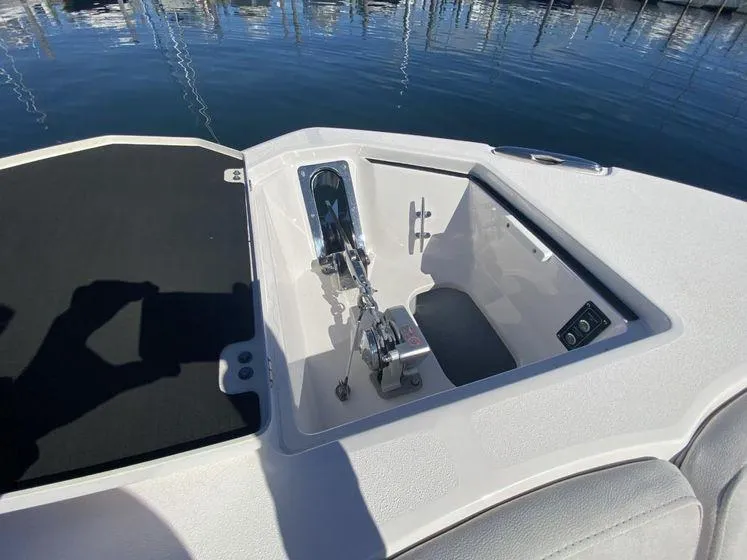 Slide: The Image of 2022 Sea Fox 328 Commander boat anchor compartment detail. - 16