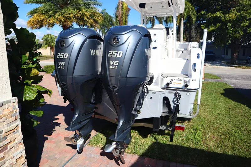 Slide: The Image of 2022 Sea Fox 288 Commander with twin Yamaha 250 V6 outboard engines. - 6