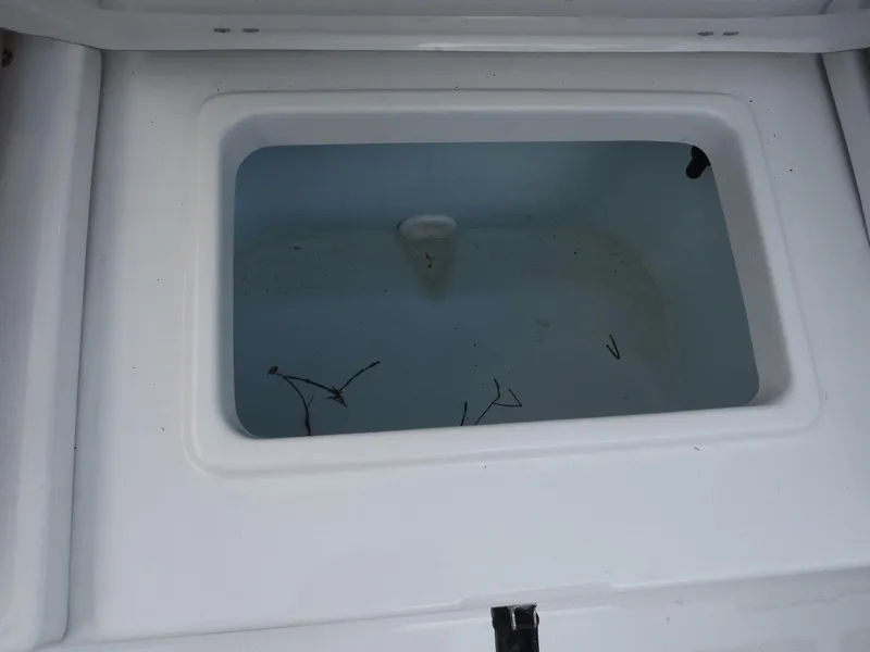 Slide: The Image of Livewell compartment in a 2016 Sea Hunt Escape 235 SE boat. - 24