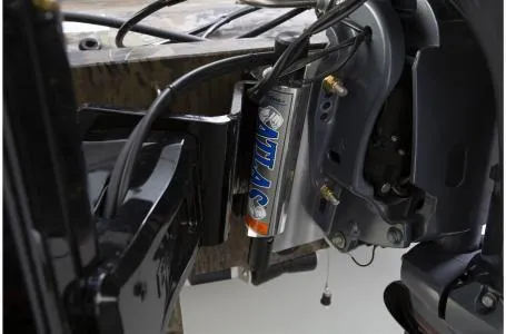 Slide: The Image of 2022 G3 Bay 22 GX boat engine mount with hydraulic system. - 26