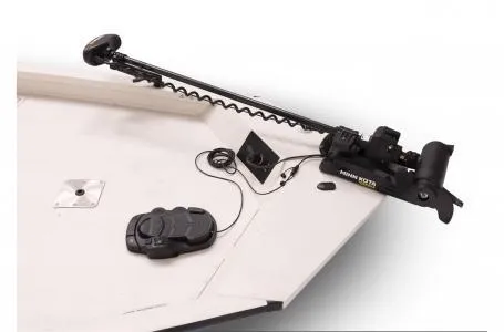 Slide: The Image of 2022 G3 Bay 22 GX boat with trolling motor on deck. - 3