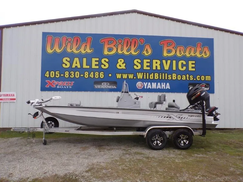 Slide: The Image of 2025 Xpress SW20B boat at Wild Bill's Boats sales and service location. - 0