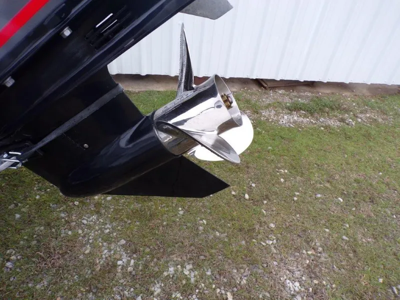 Slide: The Image of 2025 Xpress SW20B boat propeller on grass background. - 3