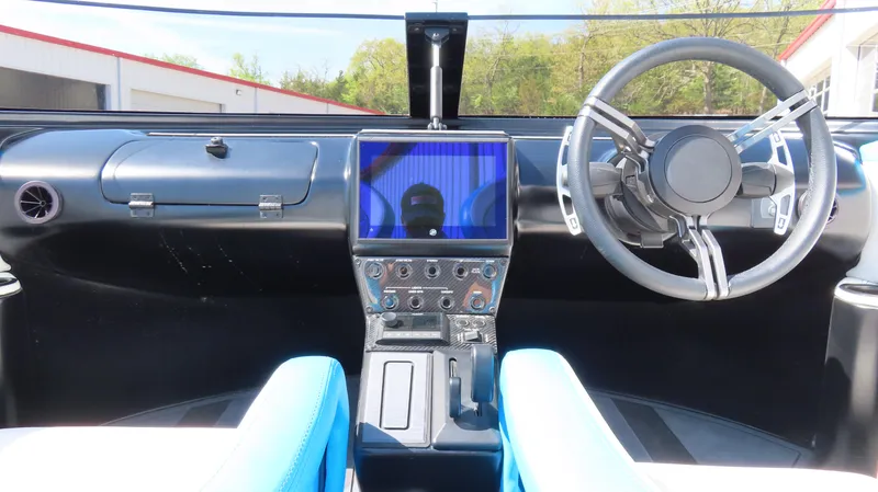 Slide: The Image of Futuristic 2025 Wright Performance P280 interior with sleek dashboard and advanced touchscreen display. - 9