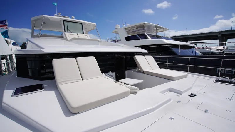 Slide: The Image of Luxurious cabin interior of 2025 Two Oceans 555 - 008 yacht with ocean view. - 25