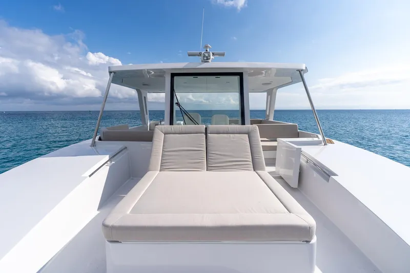 Slide: The Image of Luxurious Two Oceans 555 - 008 yacht, 2025 model, cruising on serene ocean waters. - 47