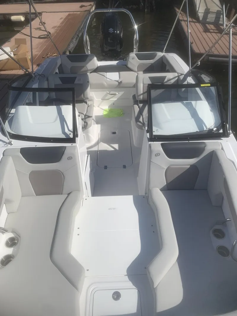 Slide: The Image of 2025 Hurricane SD 2050 boat with spacious seating and modern design. - 5