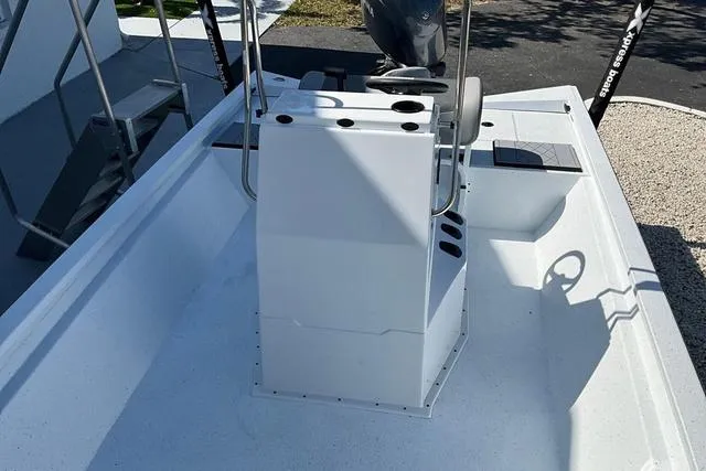 Slide: The Image of 2025 Xpress Boats H210 BAY interior with console and seating. - 26