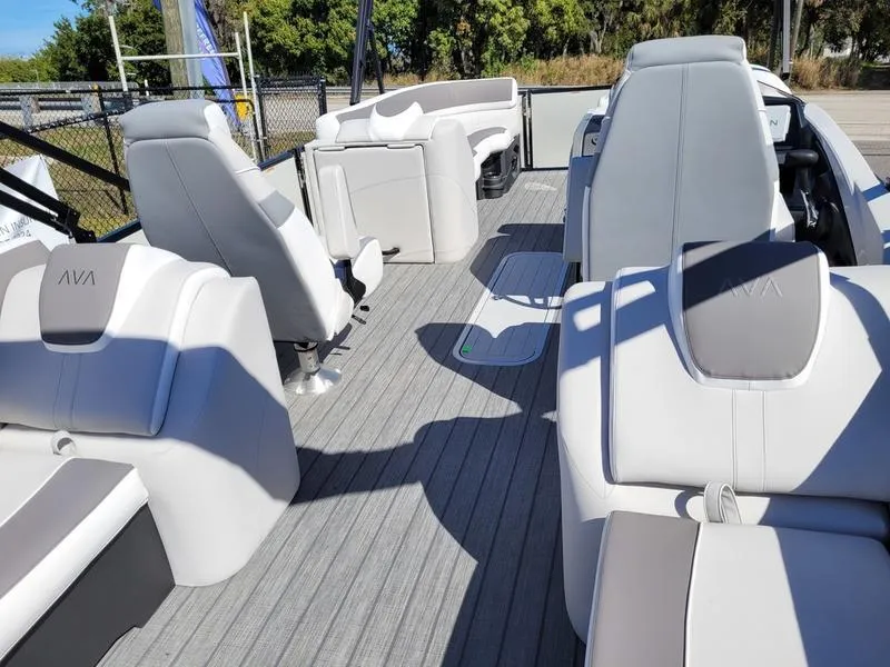 Slide: The Image of 2025 Avalon 2585 Catalina Quad Lounger with luxurious seating and modern design. - 12