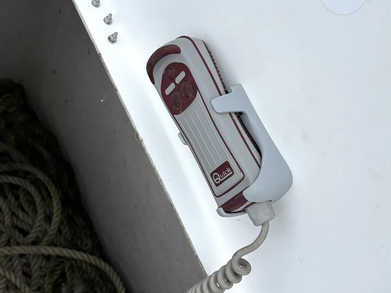 Slide: The Image of Remote control on Beneteau Oceanis 45 yacht, 2018 model, with coiled cable. - 31