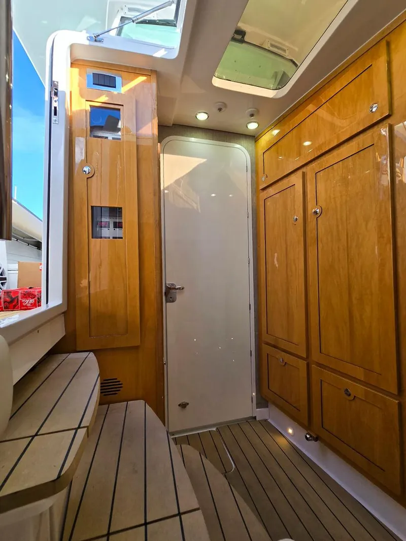Slide: The Image of Interior view of 2023 HCB Suenos boat bathroom. - 49