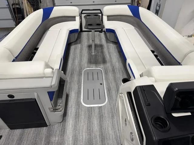 Slide: The Image of 2025 Bennington M Swingback 26 MSB interior with spacious seating and modern design. - 19