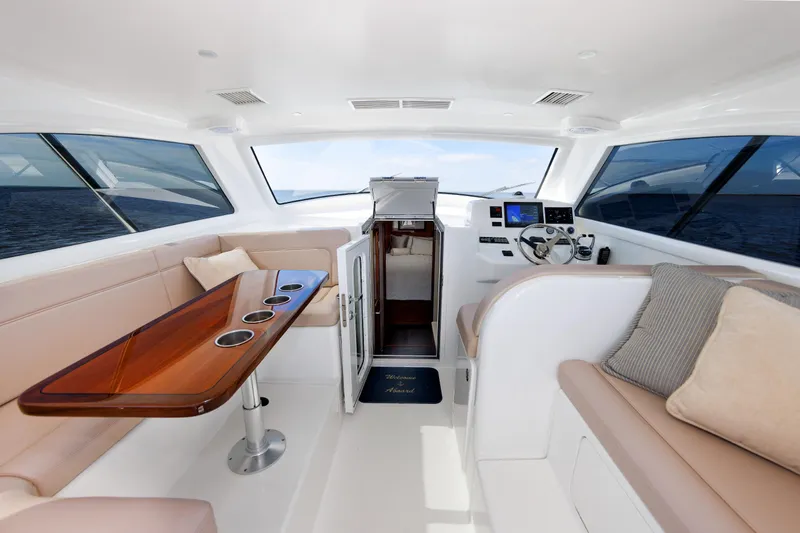 Slide: The Image of 2018 Viking FIVE FISH - Lower Helm Seating & Helm - 10