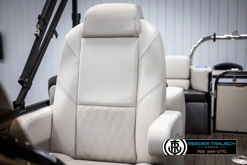 Slide: The Image of Luxurious seating in 2021 Avalon Catalina QL boat, featuring premium upholstery and modern design. - 35