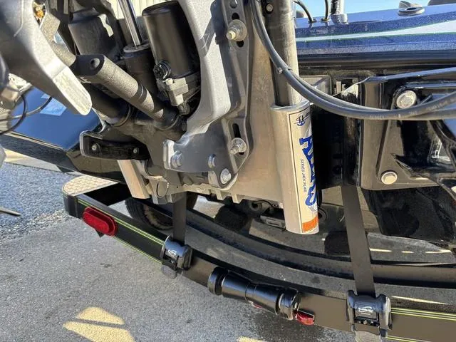 Slide: The Image of 2019 Skeeter ZX250 boat trailer hitch and suspension detail. - 3