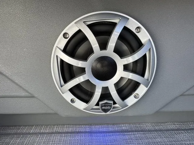 Slide: The Image of 2025 Starcraft CX 23 RL boat interior with luxurious seating and modern design. - 12