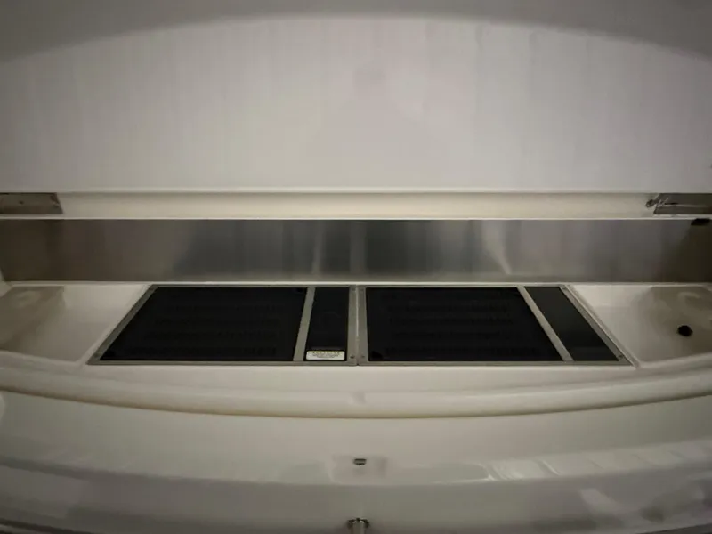 Slide: The Image of Riviera 4800 Sport Yacht 2019 interior detail, featuring sleek design and modern finishes. - 13