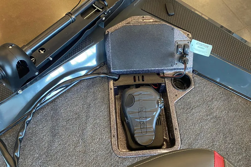 Slide: The Image of 2025 Ranger RT188P boat interior showing control panel and wiring details. - 3