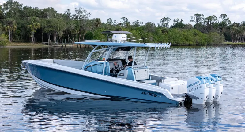 Slide: The Image of Nor-Tech 340 Sport Center Console 2018 - 2