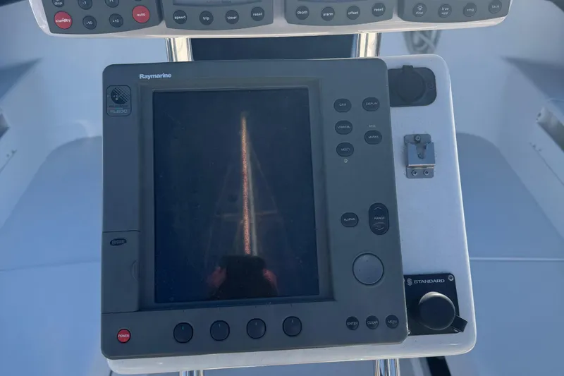 Slide: The Image of Navigation system on a 2001 Catalina 42 MK II sailboat. - 14