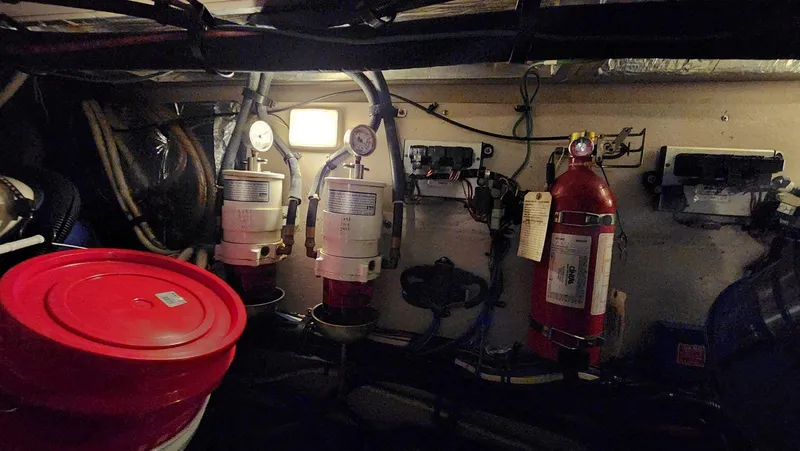 Slide: The Image of Engine Room Fuel Filters - 63