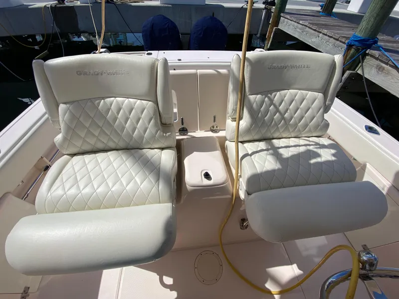 Slide: The Image of 2016 Grady-White Canyon 306 boat with luxurious quilted seating. - 8