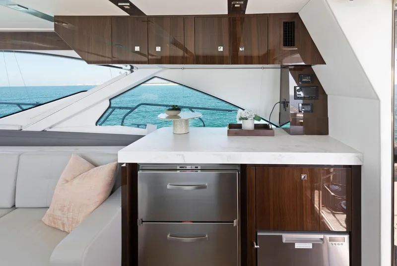 Slide: The Image of 2023 Cruisers Yachts 60 Cantius Fly- Galley - 11