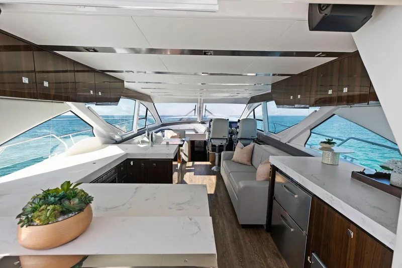 Slide: The Image of 2023 Cruisers Yachts 60 Cantius Fly- Galley - 12