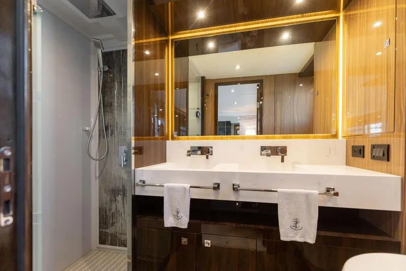 Slide: The Image of 2023 Cruisers Yachts 60 Cantius Fly- Master Head - 21