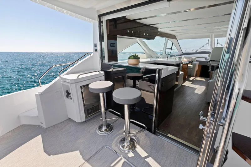 Slide: The Image of 2023 Cruisers Yachts 60 Cantius Fly  Passthrough - 45