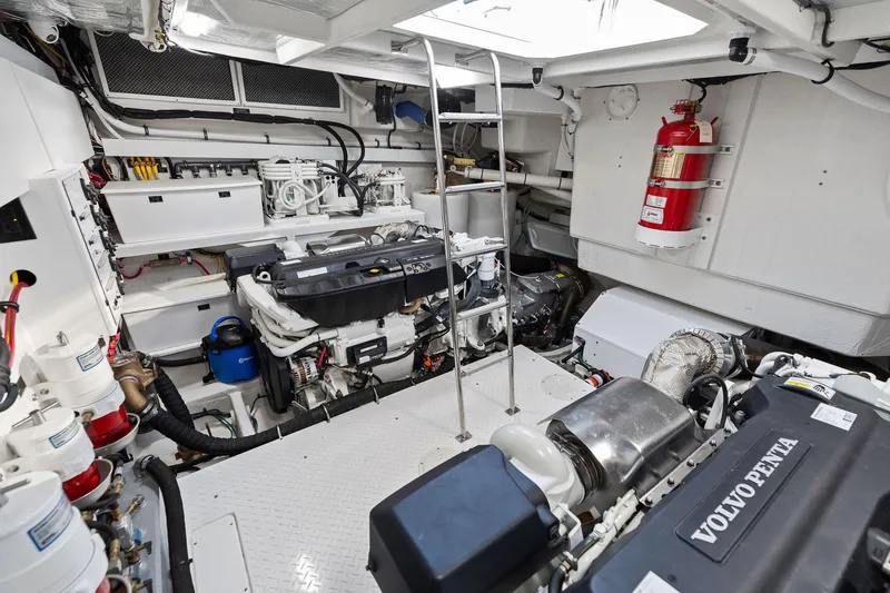 Slide: The Image of 2023 Cruisers Yachts 60 Cantius Fly- Engine Room - 47