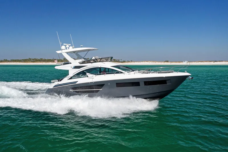 Slide: The Image of 2023 Cruisers Yachts 60 Cantius Fly- STBD - 56
