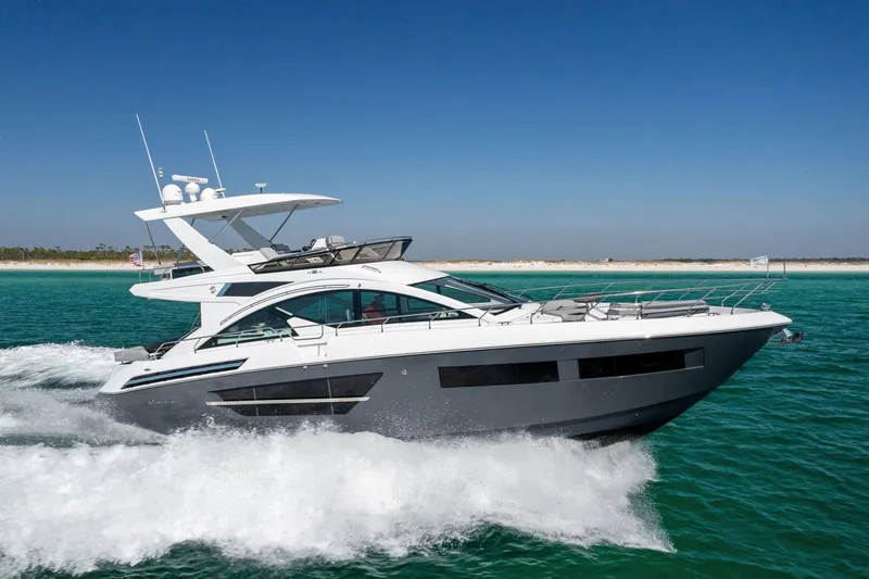 Slide: The Image of 2023 Cruisers Yachts 60 Cantius Fly  STBD - 57