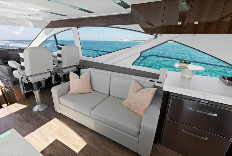 Slide: The Image of 2023 Cruisers Yachts 60 Cantius Fly- Salon - 6