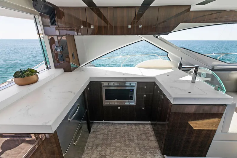 Slide: The Image of 2023 Cruisers Yachts 60 Cantius Fly- Galley - 10