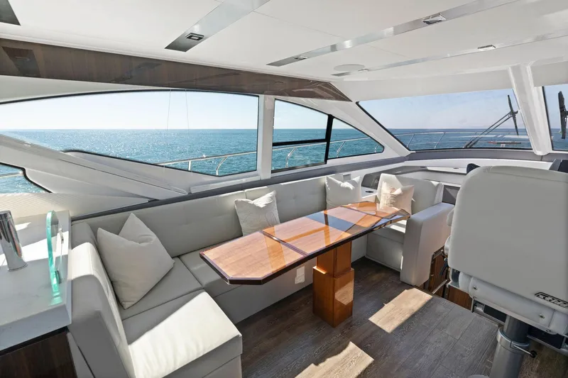 Slide: The Image of 2023 Cruisers Yachts 60 Cantius Fly- Dinette - 14