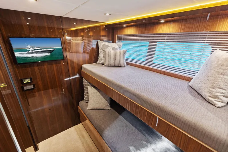 Slide: The Image of 2023 Cruisers Yachts 60 Cantius Fly- Guest Stateroom - 30