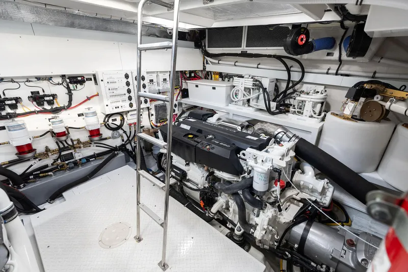 Slide: The Image of 2023 Cruisers Yachts 60 Cantius Fly- Engine Room - 49