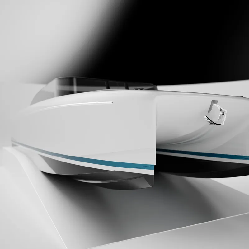 Slide: The Image of 2025 Canados Heritage 36 yacht cruising on open blue sea. - 6