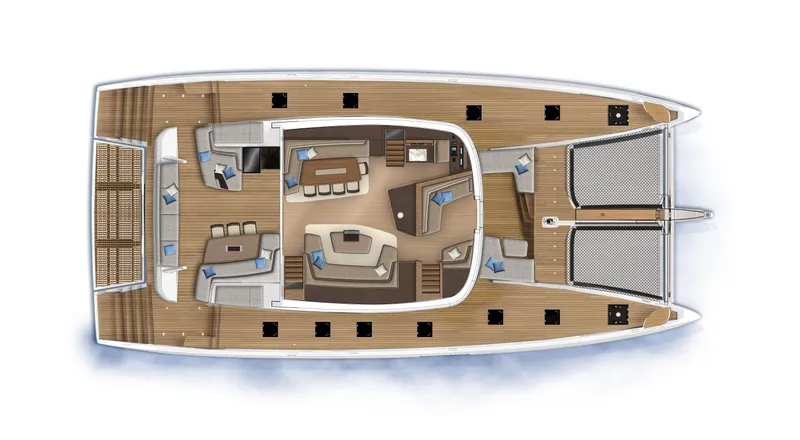 Slide: The Image of Manufacturer Provided Image: Lagoon SEVENTY 7 Cockpit Layout Plan - 102