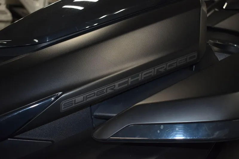 Slide: The Image of 2023 Yamaha WaveRunner FX SVHO® close-up, showcasing sleek supercharged design. - 10