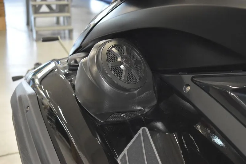 Slide: The Image of 2023 Yamaha WaveRunner FX SVHO® audio system speaker detail. - 12