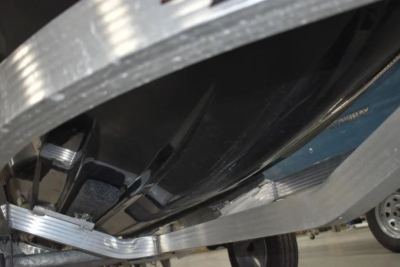 Slide: The Image of 2023 Yamaha WaveRunner FX SVHO® hull on trailer, showcasing sleek design and audio system. - 40