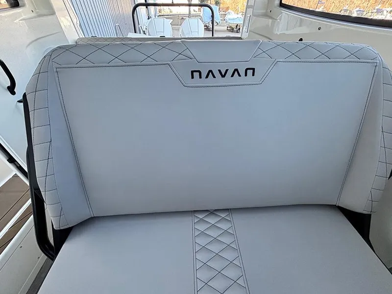 Slide: The Image of Luxurious interior seating of 2025 Navan C30 with elegant stitching and branding. - 20