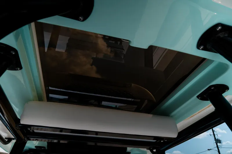 Slide: The Image of 2025 Caymas 28 HB boat interior with sleek design and modern features. - 31